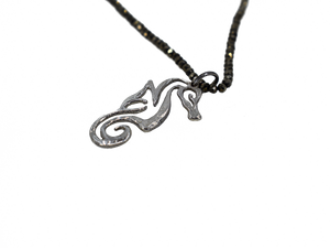 Seahorse - Handmade Sterling Silver Necklace