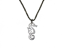 Load image into Gallery viewer, Seahorse - Handmade Sterling Silver Necklace