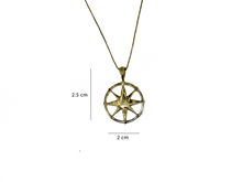 Load image into Gallery viewer, Compass - Dungeons &amp; Dragons - Handmade Sterling Silver Necklace