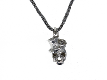 Load image into Gallery viewer, Skull - Handmade Sterling Silver Necklace