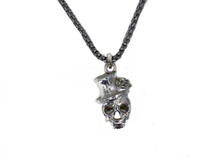 Skull - Handmade Sterling Silver Necklace
