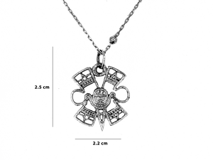 Symbol of Eras - Handmade Sterling Silver Necklace
