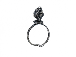 Wolf - Dungeons & Dragons - Handmade Sterling Silver Ring