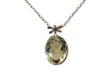 Load image into Gallery viewer, Topaz - Handmade Sterling Silver Bronze Necklace