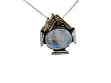 Load image into Gallery viewer, Moonstone - Handmade Sterling Silver Bronze Necklace
