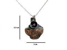 Load image into Gallery viewer, Tourmaline -  Handmade Sterling Silver Bronze Necklace