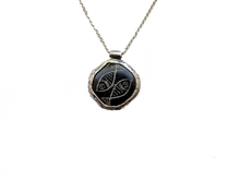 Load image into Gallery viewer, Black Steatite - Handmade Sterling Silver Necklace