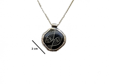 Load image into Gallery viewer, Black Steatite - Handmade Sterling Silver Necklace
