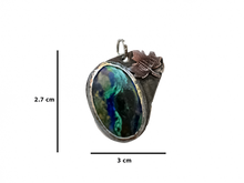 Load image into Gallery viewer, Azurite - Handmade Sterling Silver Copper Metal Necklace