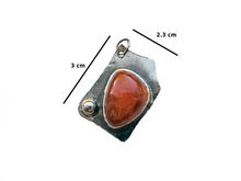 Load image into Gallery viewer, Carnelian Agate - Handmade Sterling Silver Metal Necklace