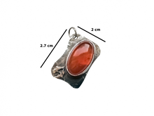 Load image into Gallery viewer, Carnelian Agate - Handmade Sterling Silver Metal Bronze Necklace