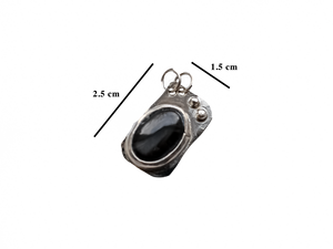 Star Garnet - Handmade Sterling Silver Metal Necklace