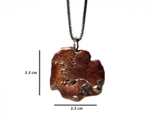 Load image into Gallery viewer, Fossil - Handmade Copper Sterling Silver Necklace
