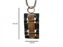 Load image into Gallery viewer, Handmade Sterling Silver Copper Necklace