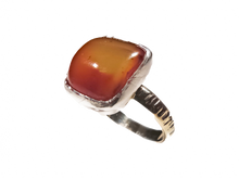 Load image into Gallery viewer, Amber - Handmade 14k Gold Sterling Silver Ring