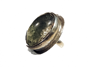 Rutile Quartz - Handmade Sterling Silver Ring