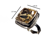 Load image into Gallery viewer, Topaz - Handmade Sterling Silver Ring