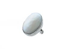 Load image into Gallery viewer, Mother of Pearl - Handmade Sterling Silver Ring