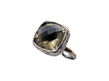 Load image into Gallery viewer, Green Amethyst - Handmade Sterling Silver Ring