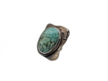 Load image into Gallery viewer, Turquoise - Handmade Sterling Silver Bronze Metal Ring