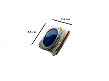 Load image into Gallery viewer, Lapis Lazuli -  Handmade Sterling Silver Metal Bronze Ring