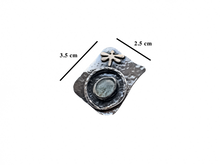 Load image into Gallery viewer, Aquamarine -  Handmade Sterling Silver Metal Bronze Ring