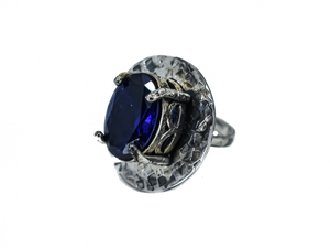 Glass - Handmade Sterling Silver Ring
