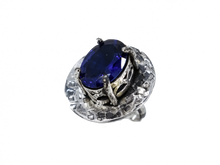 Load image into Gallery viewer, Glass - Handmade Sterling Silver Ring