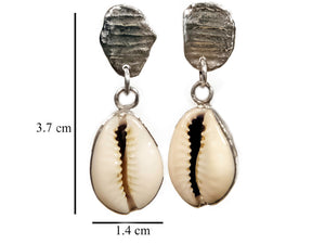 Sea Shells - Handmade Sterling Silver Earrings